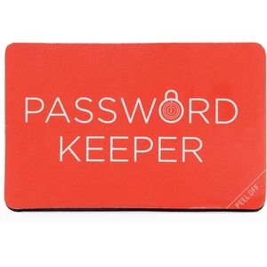 NWT Red Password Keeper Card (Still in Original Packaging Never Opened)